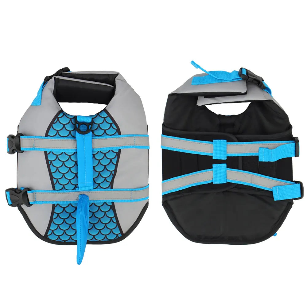 Shark Dog Life Jacket – Pet Swimming Vest Harness