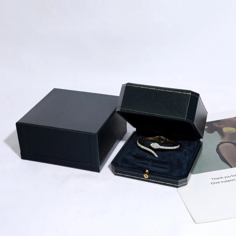 Premium Octagonal Jewelry Box – Elegant Storage for Rings, Necklaces & Bracelets