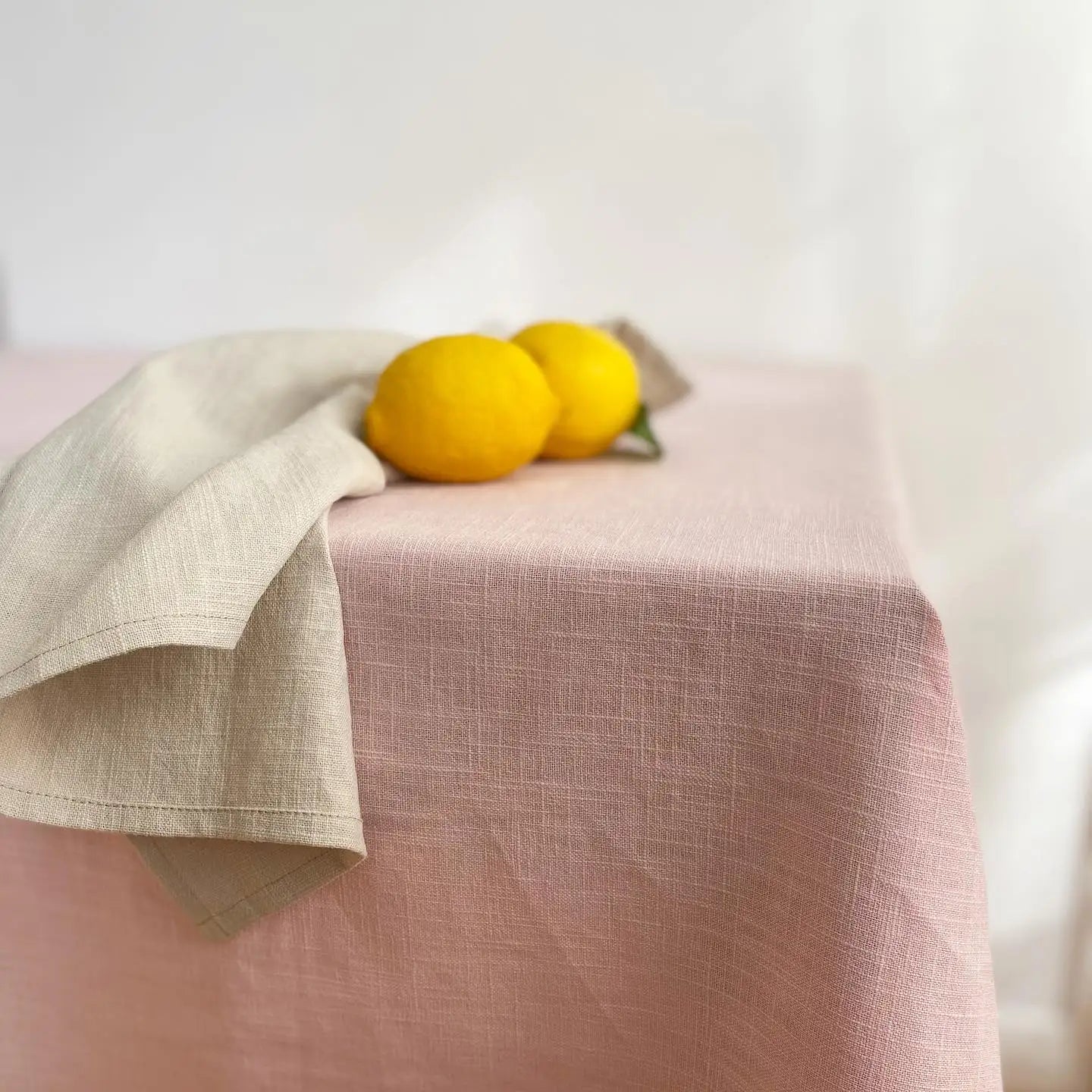4PCS Linen Napkins – Reusable Soft Fabric Table Cloth Set