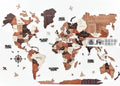 Wooden 3D World Map Puzzle – Decorative Wall Art for Home & Office