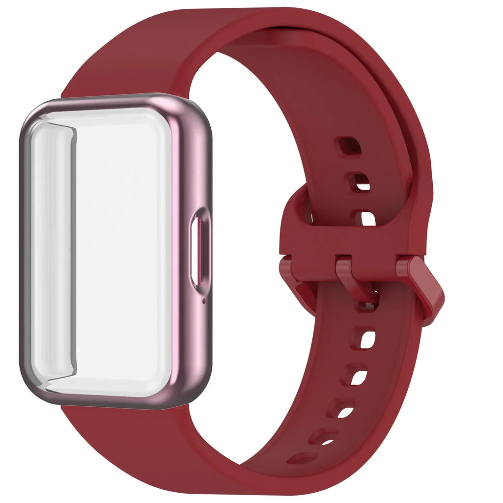 Samsung Galaxy Fit 3 Strap & Case – Silicone Band Cover Kit