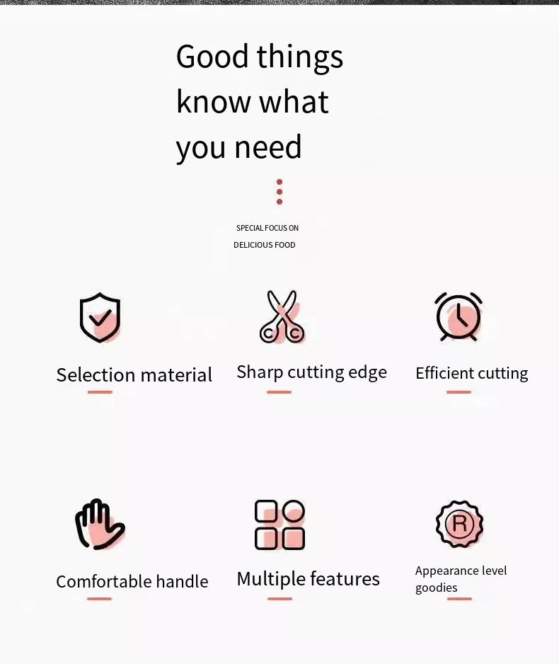 Stainless steel kitchen scissors Multi-functional strong chicken bone scissors can hold walnut hand scissors 3 sets