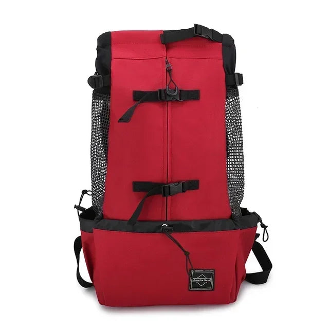 Breathable Pet Carrier Backpack Reflective Portable Travel Bag for Cats & Dogs Outdoor Dog Carrier for French Bulldog