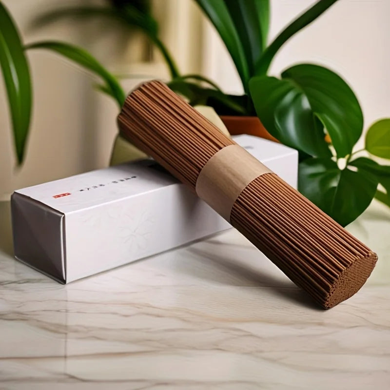 450Pcs Natural Old Sandalwood Incense Sticks, Available in Sandalwood, Mugwort, Agarwood, Tibetan Incense, Thuja, Suitable for Home, Office, Energy, Meditation and Stress Relief, Perfect for Gatherings, Tea Tasting, Bedroom,