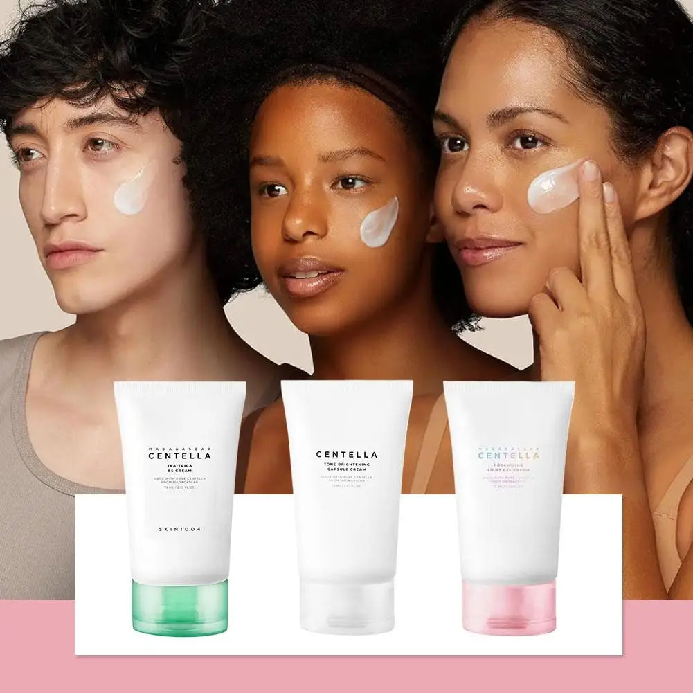 Centella Asiatica Skin Care Set – Brightening Serum Calming Toner & Moisturising Sunscreen