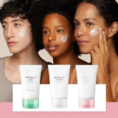 Centella Asiatica Skin Care Set – Brightening Serum Calming Toner & Moisturising Sunscreen