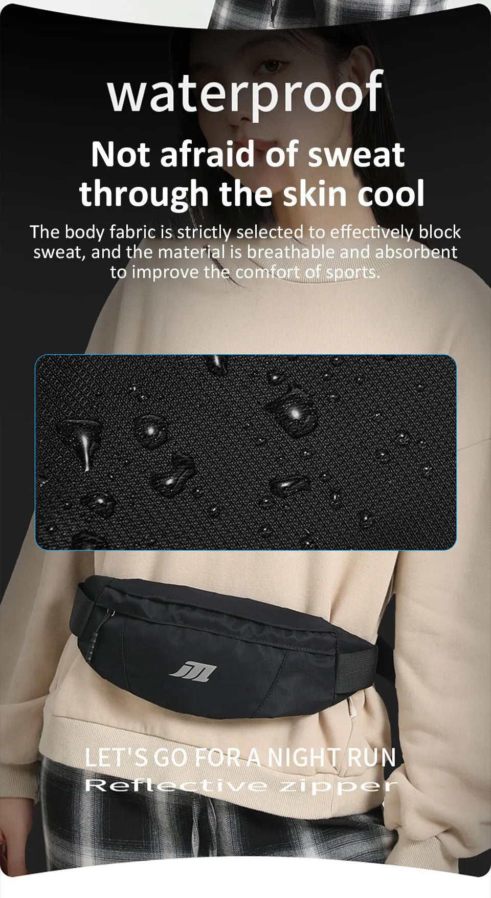 Professional Outdoor Running Waist Bag Sports Belt Pouch Mobile Phone Case Men Women Hidden Pouch Gym Sports Bags Running Pack