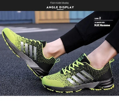 Men’s Summer Breathable Mesh Sneakers – Lightweight Casual & Running Shoes