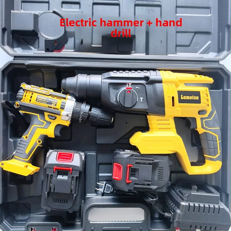 21V Brushless OEM Combination Tools Kit Electric Impact Drill Cordless Wrench Angle Grinder Hammer Drill Power Tool Set
