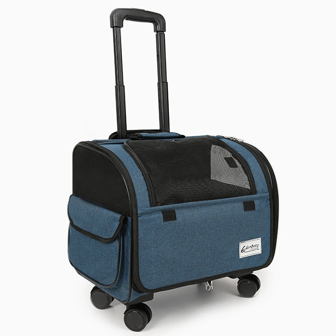 Pet Trolley Carrier – Rolling Pet Suitcase with 4 Wheels