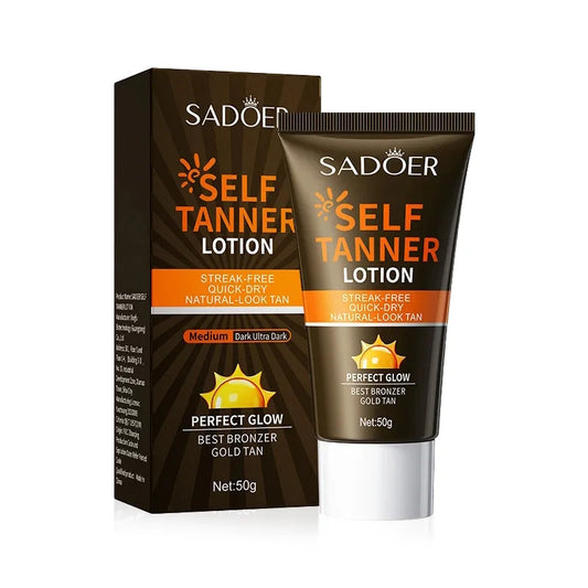 Self-Tanning Lotion for Body & Face – Deep Moisturising Sun Protection Cream