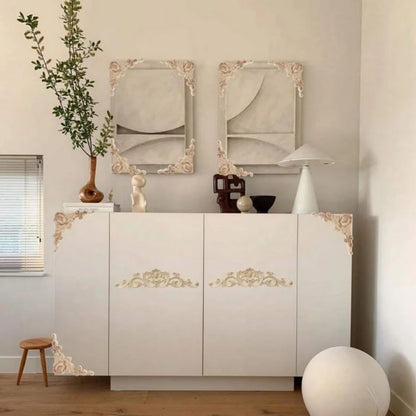 Decorative Wooden Appliques & Onlays for Furniture, Walls & Doors – DIY Wood Corner Frames