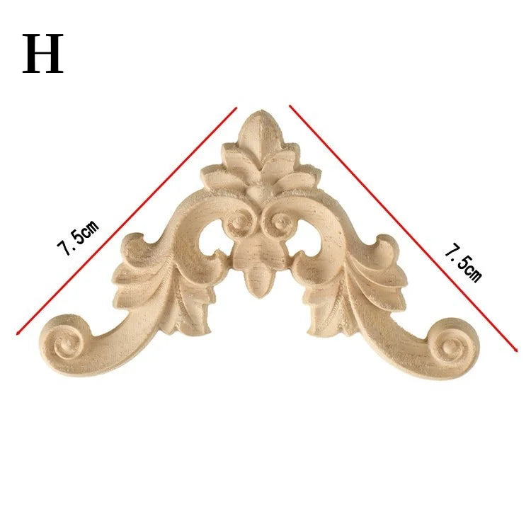 Decorative Wooden Appliques & Onlays for Furniture, Walls & Doors – DIY Wood Corner Frames