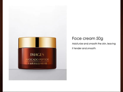 5-Piece Avocado Skincare Set – Moisturising Face Cream Serum Cleanser & Eye Care