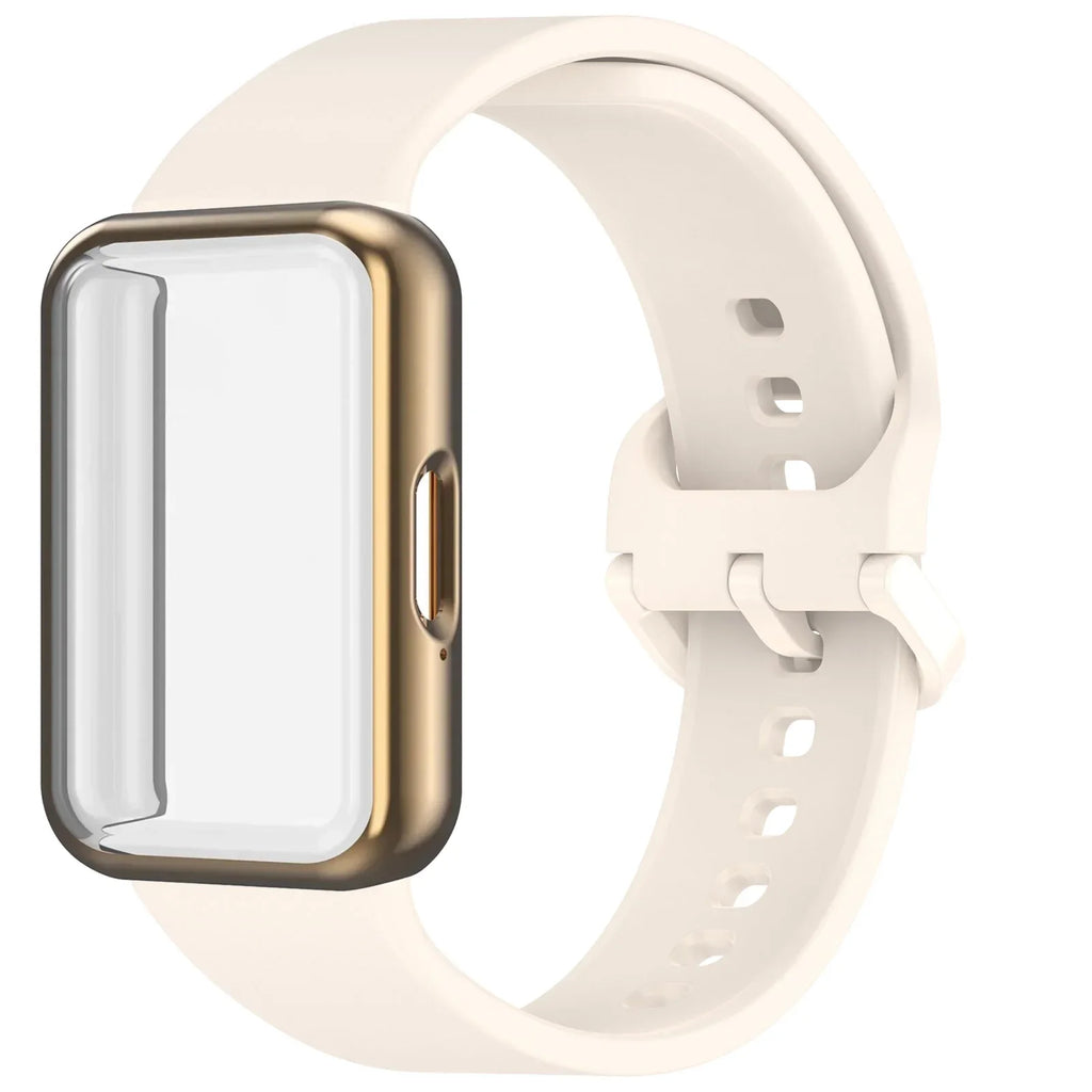 Samsung Galaxy Fit 3 Strap & Case – Silicone Band Cover Kit