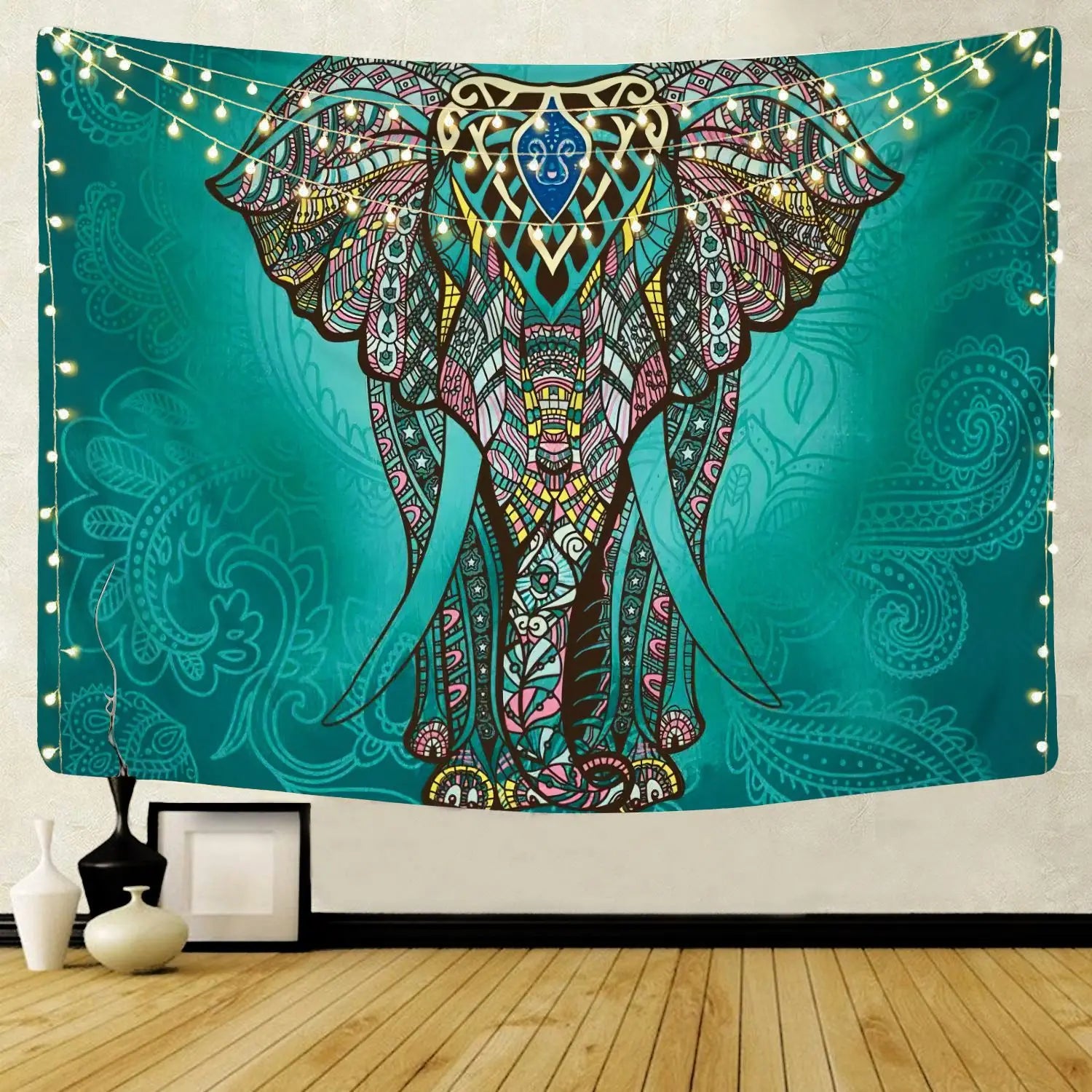 Indian Mandala Wall Hanging Tapestry Boho Wall Cloth Tapestries Decor Psychedelic Hippie Bohemia Wall Carpet Bedroom Decoration