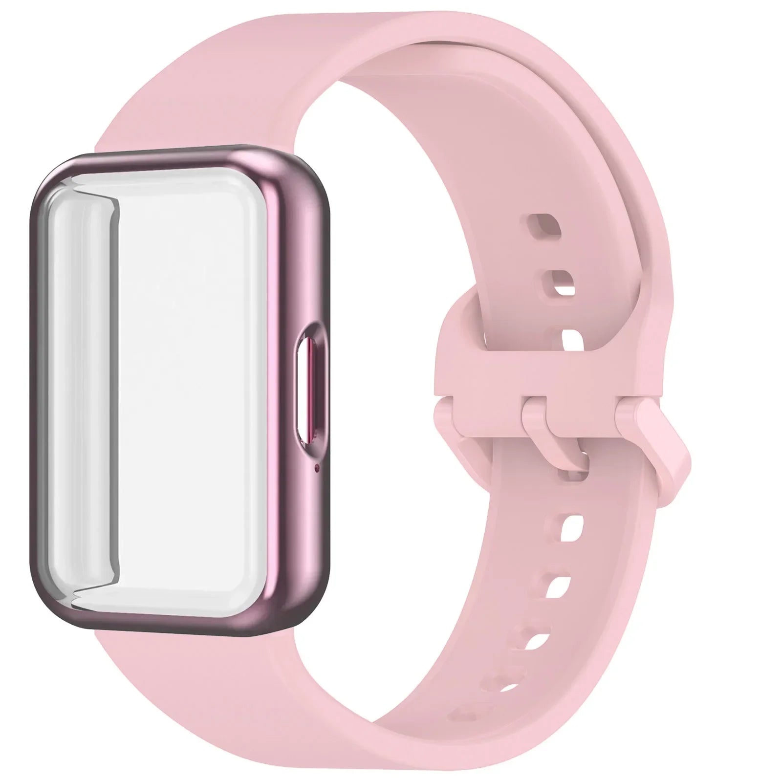 Samsung Galaxy Fit 3 Strap & Case – Silicone Band Cover Kit