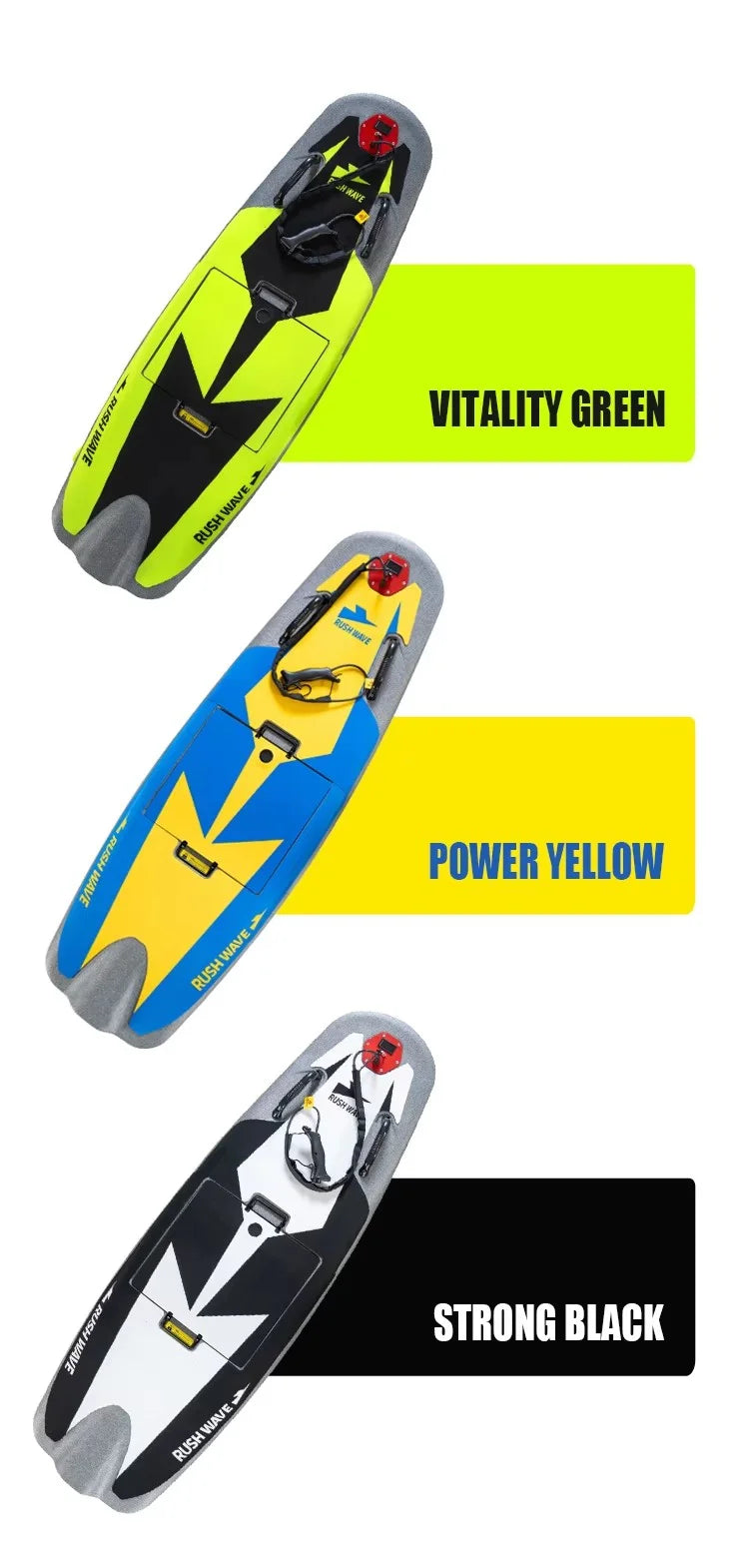 12kW 55km/h High-Speed Electric Surfboard with Surfboard Combo Boat Set suitable for offshore and ocean adventure