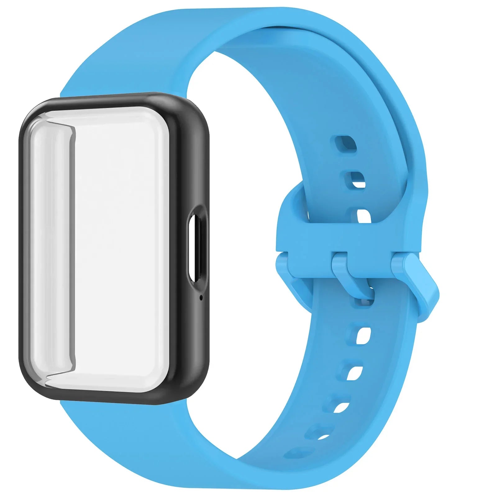 Samsung Galaxy Fit 3 Strap & Case – Silicone Band Cover Kit