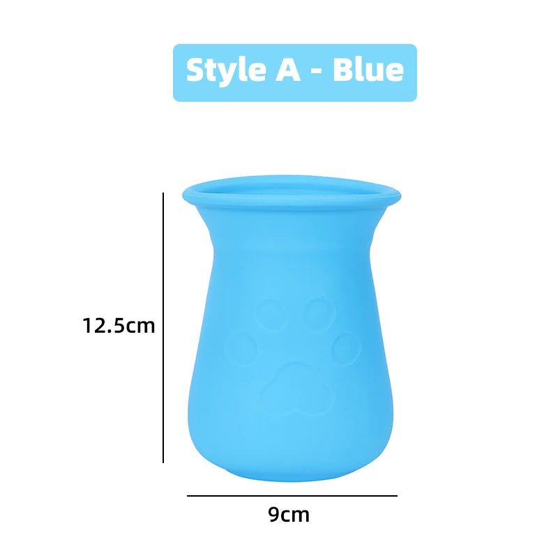 Dog Paw Cleaner Cup – Portable Silicone Pet Foot Washing Tool