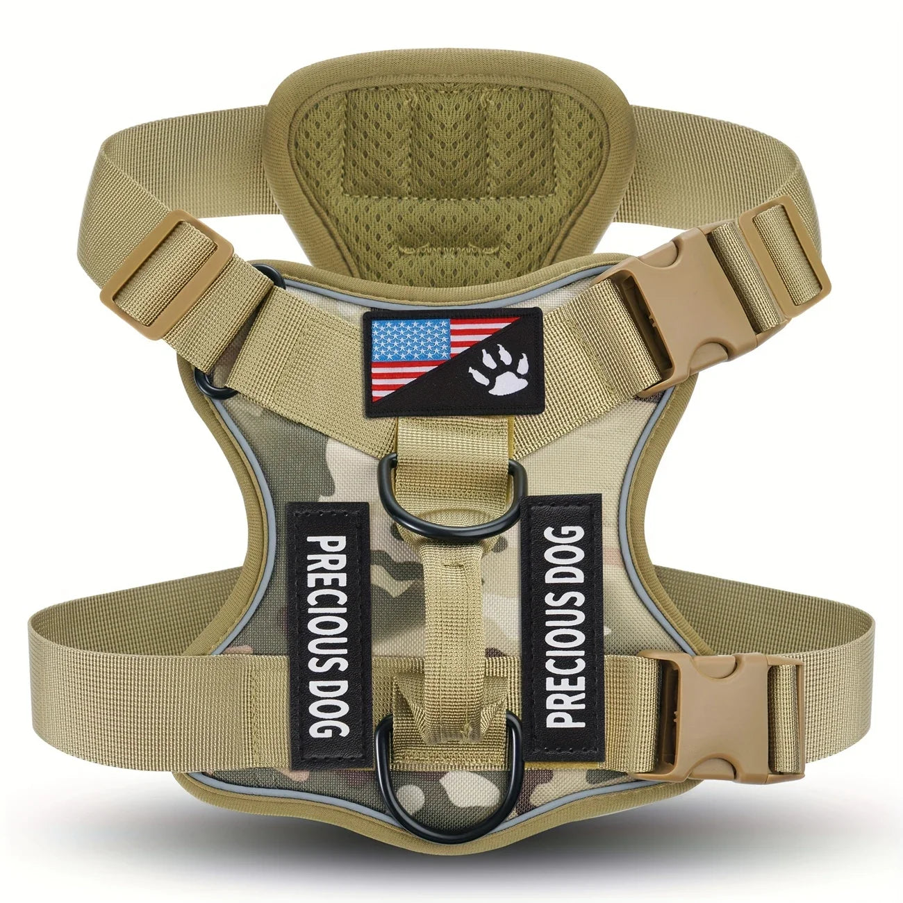 Tactical Dog Harness – Reflective No Pull Heavy Duty Vest
