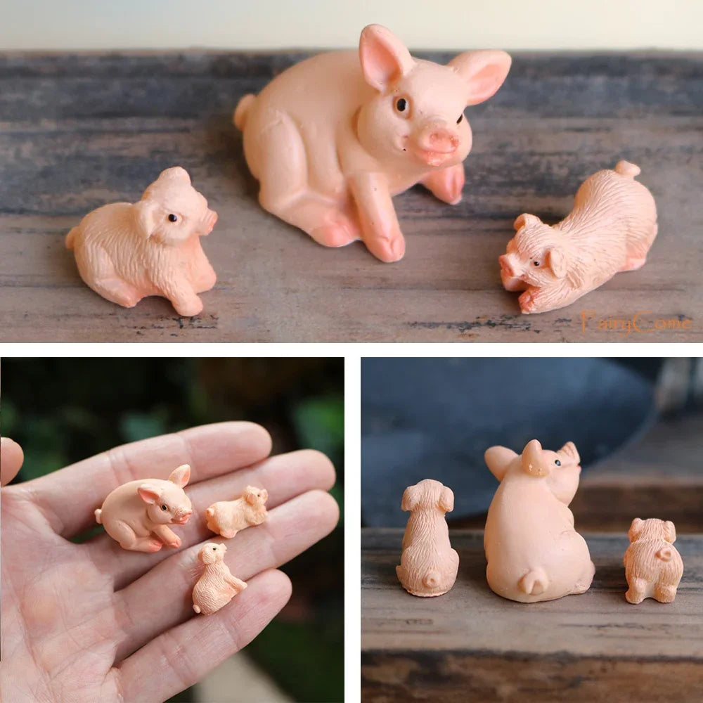 Mini Fairy Garden Figurines – Resin Fairy Statue Garden Decor