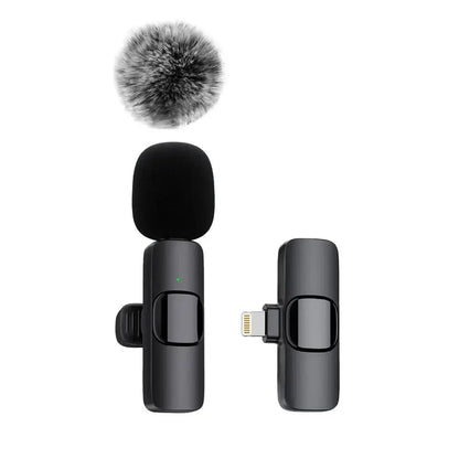 Wireless Lavalier Microphone for iPhone, Android & Laptop
