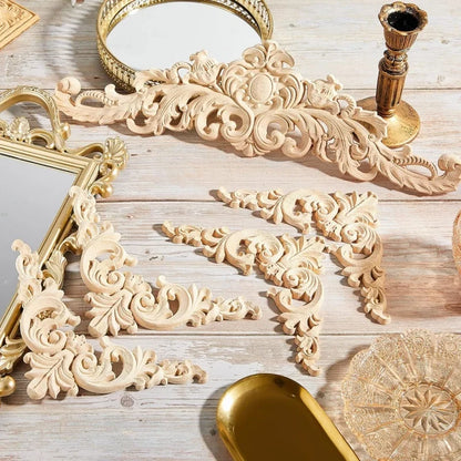 Decorative Wooden Appliques & Onlays for Furniture, Walls & Doors – DIY Wood Corner Frames