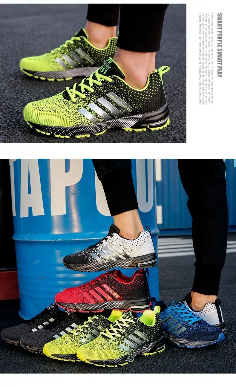 Men’s Summer Breathable Mesh Sneakers – Lightweight Casual & Running Shoes