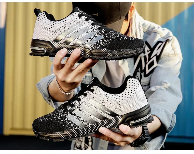 Men’s Summer Breathable Mesh Sneakers – Lightweight Casual & Running Shoes