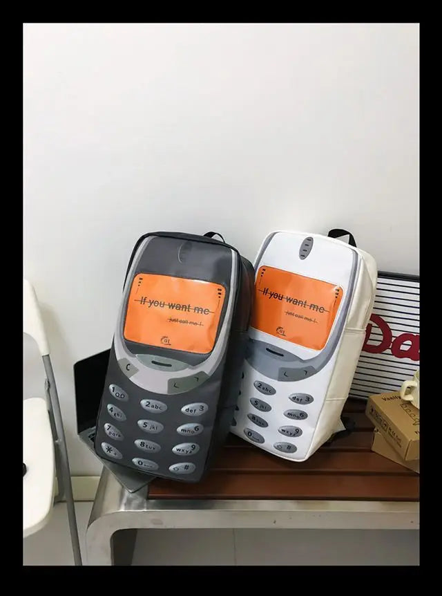 Unisex Splashproof Nylon Backpack with Mobile Phone Pocket – High-Capacity Casual Street Style Bag