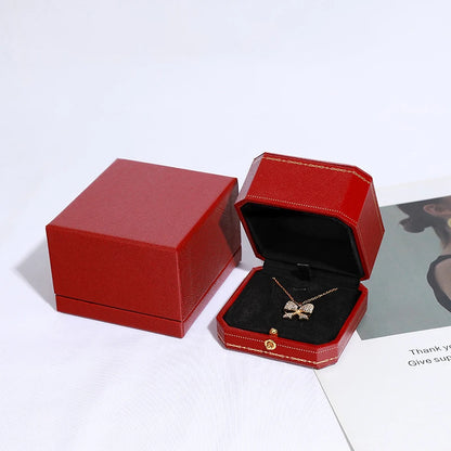 Premium Octagonal Jewelry Box – Elegant Storage for Rings, Necklaces & Bracelets