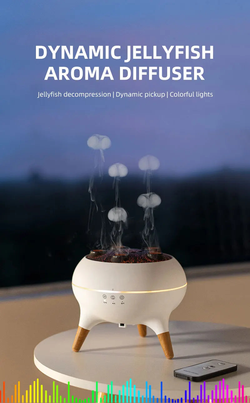 Jellyfish Effect Air Humidifier & Oil Diffuser – 250ml