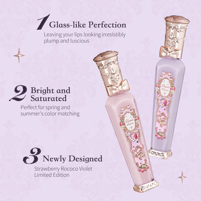 Strawberry Glowy Lip Gloss – Moisturising & Nourishing Full-Size Lip Colour