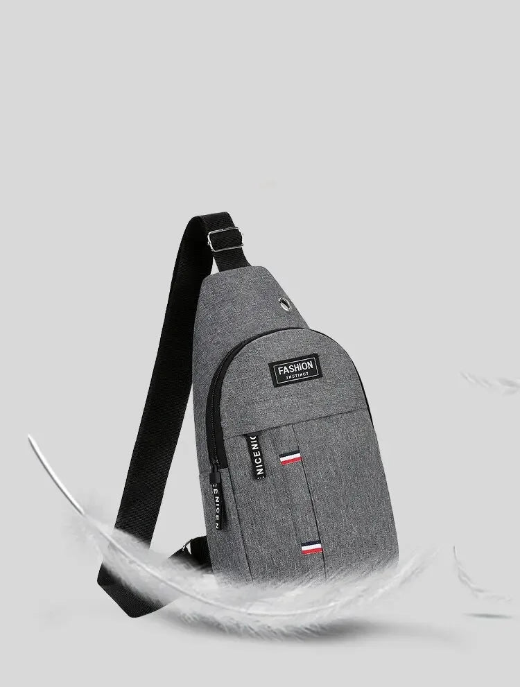 Fashionable and Trendy Lightweight Single Minimalist Shoulder Crossbody Bag for Men with Large Capacity for Leisure and Sports