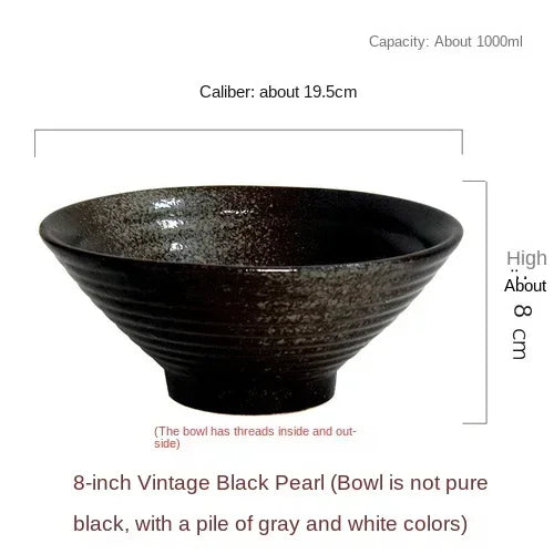 Japanese Ceramic Bowl Set – Creative Ramen & Soup Tableware