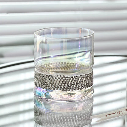 Luxury Diamond-Style Glass Cup – Heat-Resistant for Beer, Juice, Coffee & Whisky