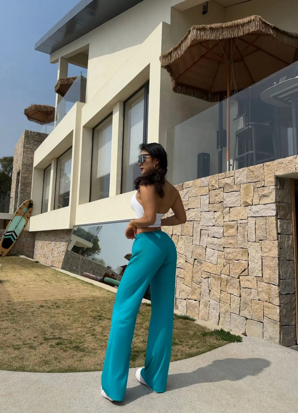 High-Waist Zipper Yoga Pants for Women