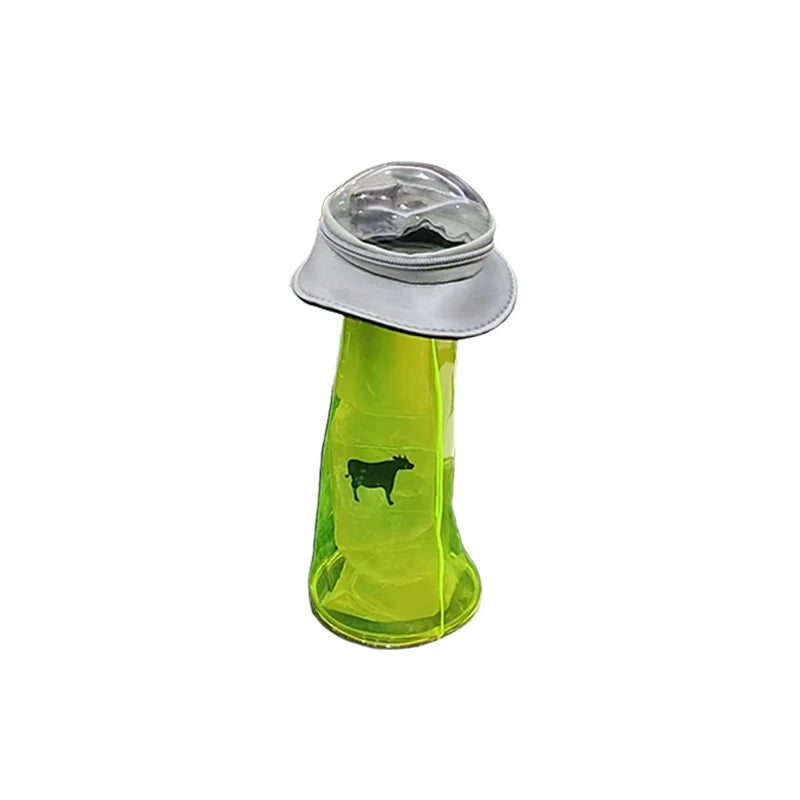 Creative Spaceship Shaped Hanging Storage Bag Transparent Large Capacity Doll Stationery Storage Box Backpack Pendant Cute Gift