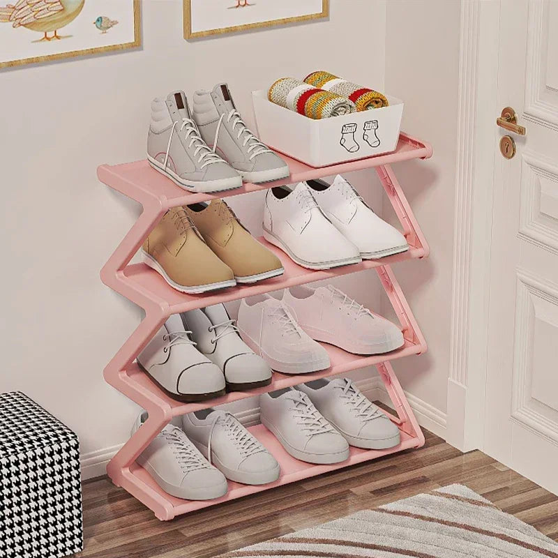 Economical Storage Rack Space Saving Storage Cabinet Simple Multi-layer Quick Assembly Shoe Rack, Home Entrance Dormitory