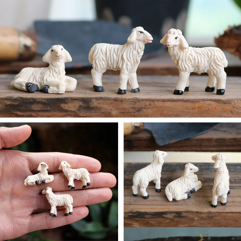 Mini Fairy Garden Figurines – Resin Fairy Statue Garden Decor