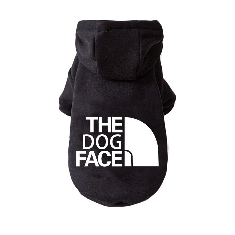 Warm Hooded Dog Jacket Coat Autumn Winter Pet Hoodie Clothing for Small & Large Dogs Corgi Border Collie