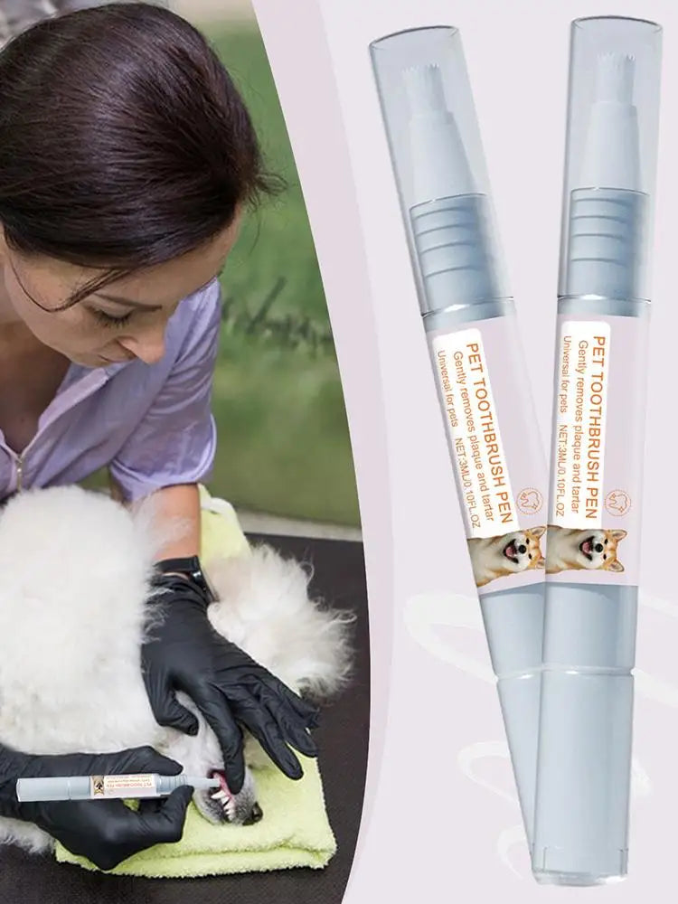 Pet Teeth Cleaning Pen for Dogs & Cats – Easy Dental Care for Fresh Breath