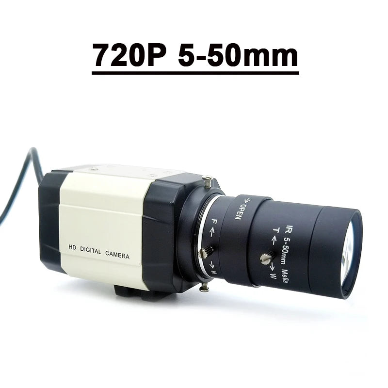 4MP 30fps 2560x1440 High Speed UVC USB Webcam 5-50mm / 2.8-12mm Varifocal  Zoom Lens option 720P USB 1280*720 USB Camera