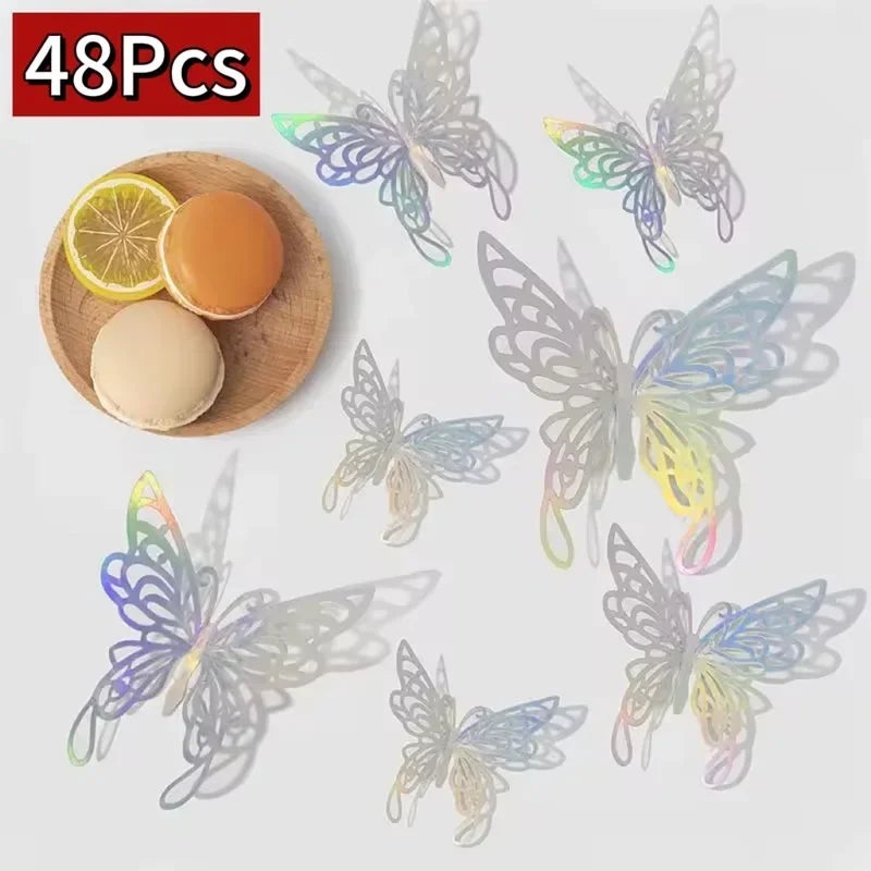3D Butterfly Wall Stickers – DIY Decorative Butterflies for Home Decor
