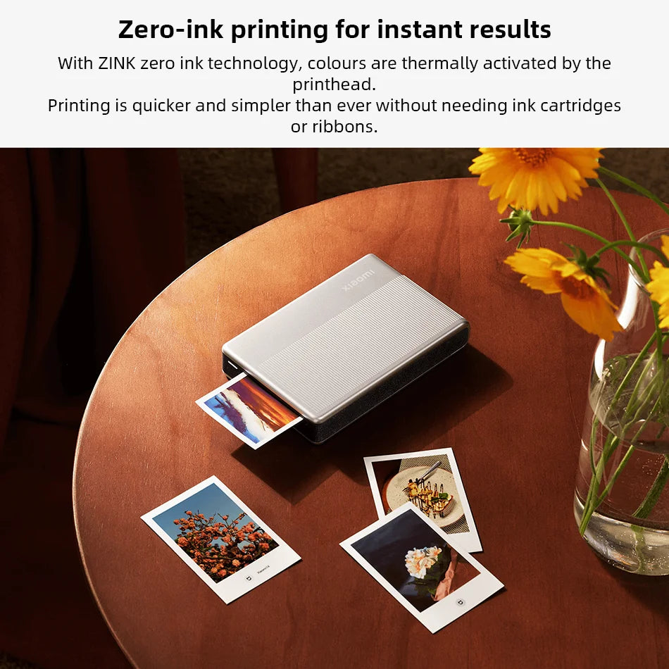 Xiaomi Portable Photo Printer 1S – Bluetooth ZINK Inkless Printer