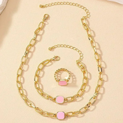 4-Piece Pearl Jewelry Set for Women