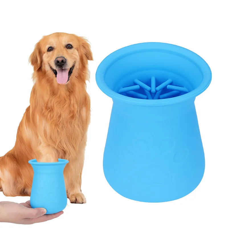 Dog Paw Cleaner Cup – Portable Silicone Pet Foot Washing Tool