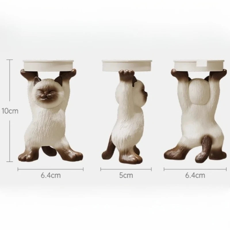 Cute Cat Apple Watch Charging Stand Holder – Stable Desk Dock for Watch Charging Cable