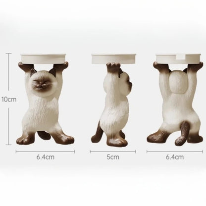 Cute Cat Apple Watch Charging Stand Holder – Stable Desk Dock for Watch Charging Cable